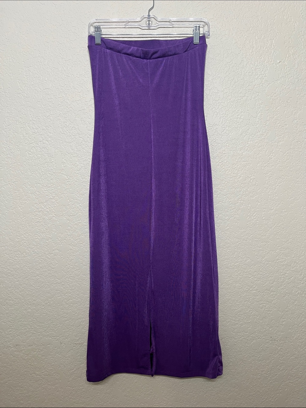 Rolla Coster Women’s Size Large Strapless Purple Midi Dress - Picture 6 of 10